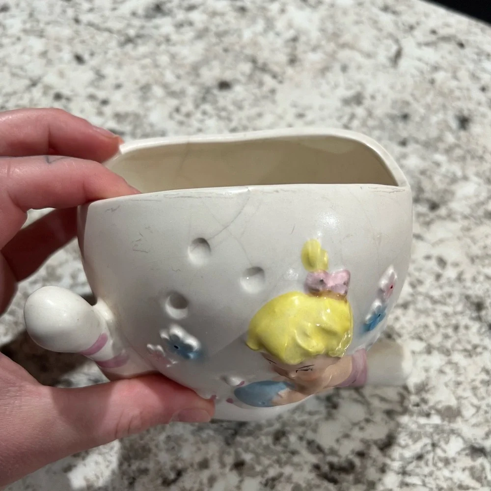 Vintage‎ Bowling Baby Planter